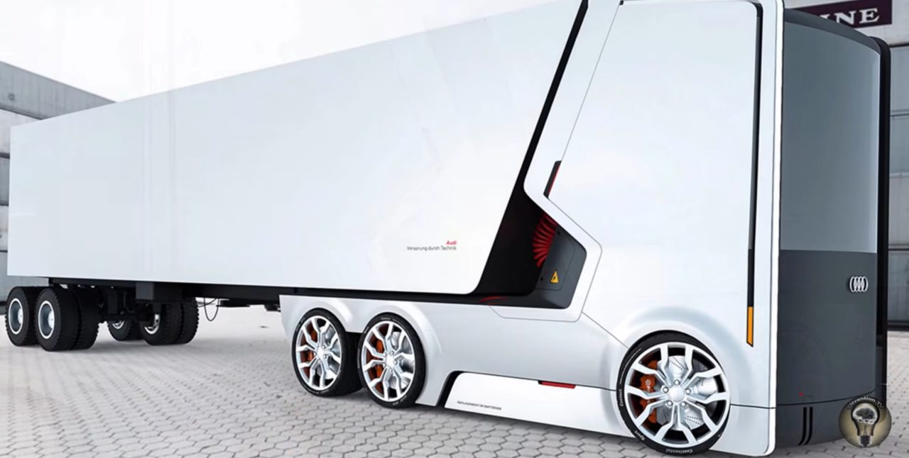 caminhao-futurista-audi Caminhão do Futuro da Audi
